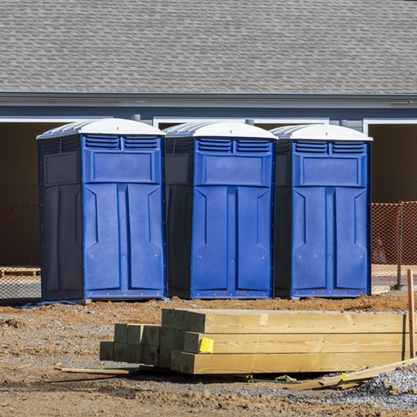 are there any restrictions on what items can be disposed of in the porta potties in La Grange